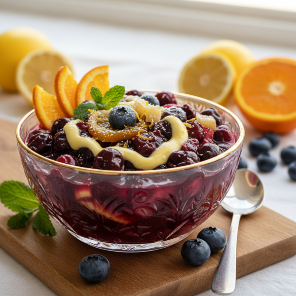 Sweet Citrus Blueberry Bliss Compote recipe