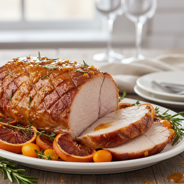 Sweet Citrus Glazed Pork Loin recipe