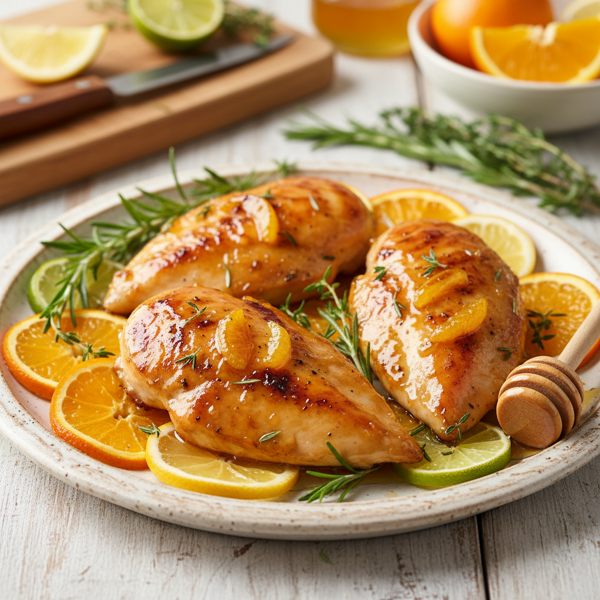 Sweet Citrus Honey-Glazed Chicken Breasts recipe