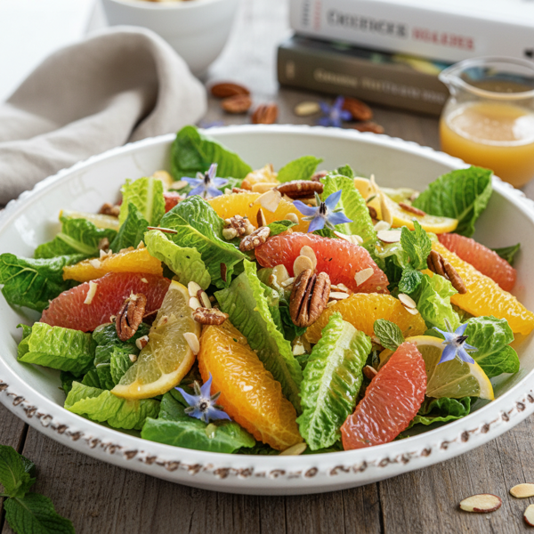 Sweet Citrus Romaine Salad recipe