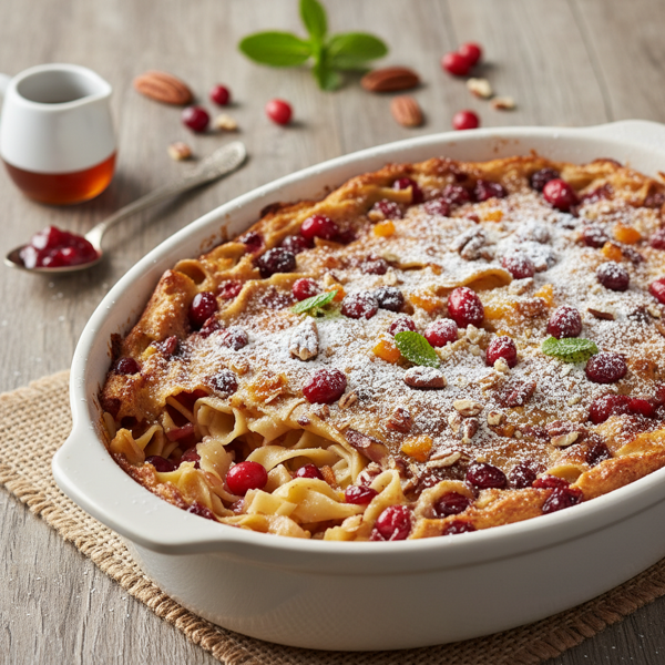 Sweet Cranberry Harmony Noodle Bake recipe