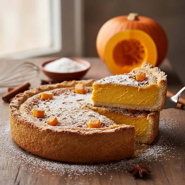 Sweet Kabocha Squash Pie with Coconut Flour Crust recipe