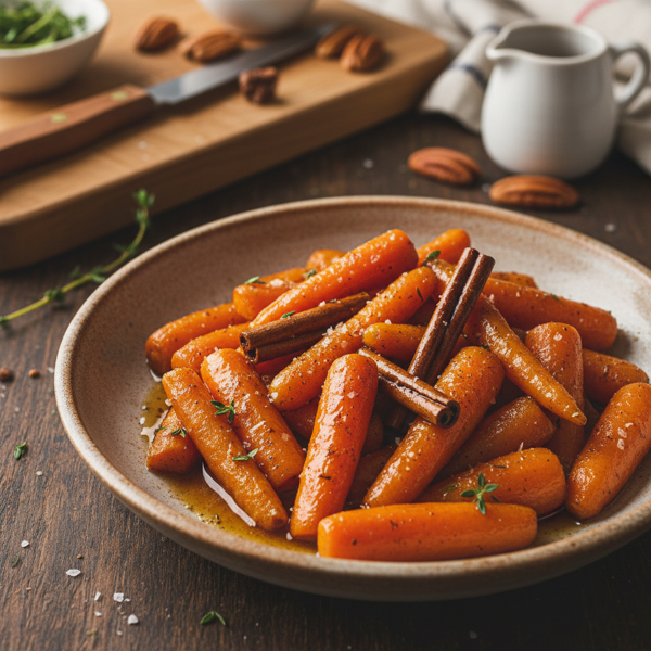 Sweet Maple-Infused Carrots with Cinnamon recipe