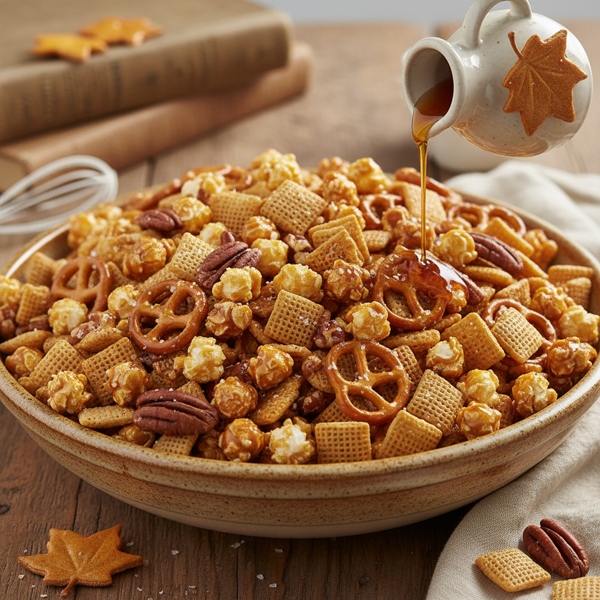 Sweet Maple Chex Crunch Mix recipe