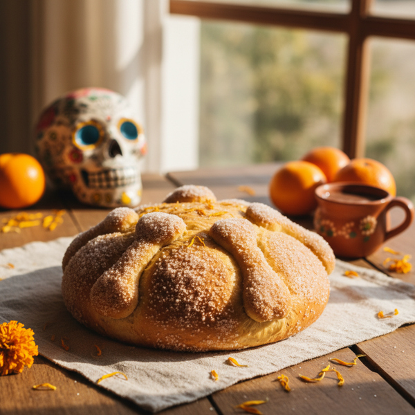 Sweet Mexican Bread of the Dead recipe