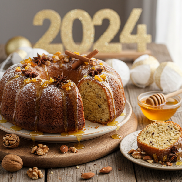 Sweet New Year Honey Spice Cake recipe