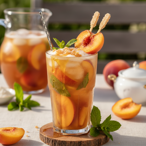 Sweet Peachy Iced Tea Bliss recipe