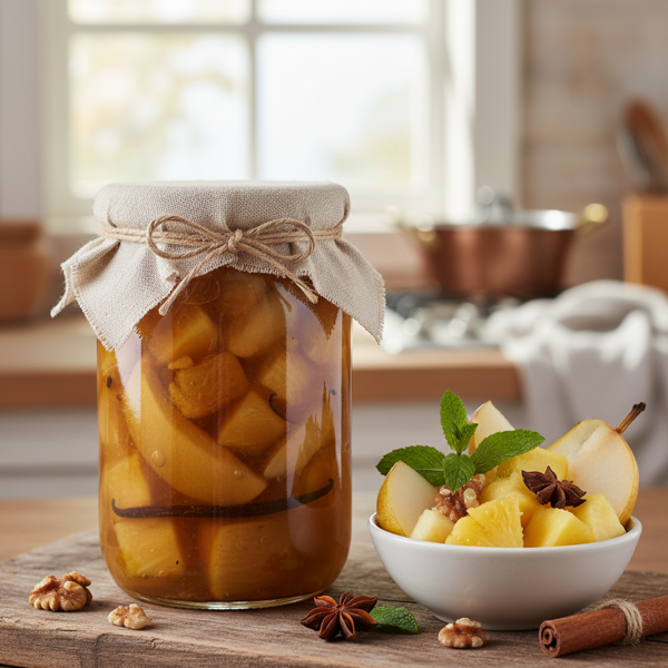 Sweet Pear Pineapple Preserve recipe