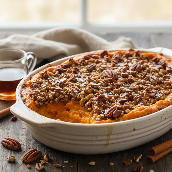 Sweet Potato and Maple Pecan Delight recipe