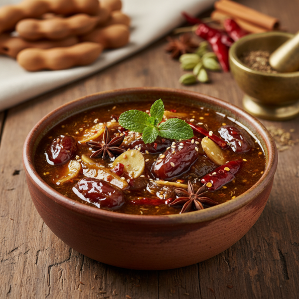 Sweet Tamarind and Spice Chutney recipe