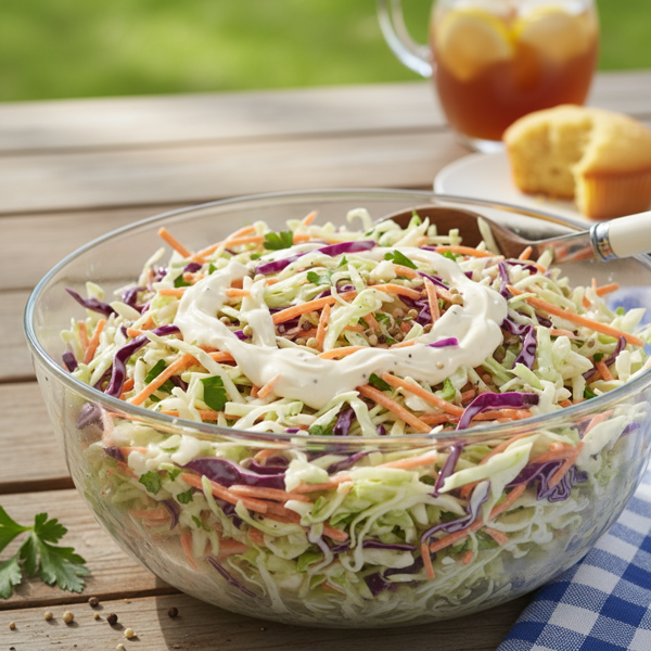 Sweet & Creamy Southern Coleslaw recipe