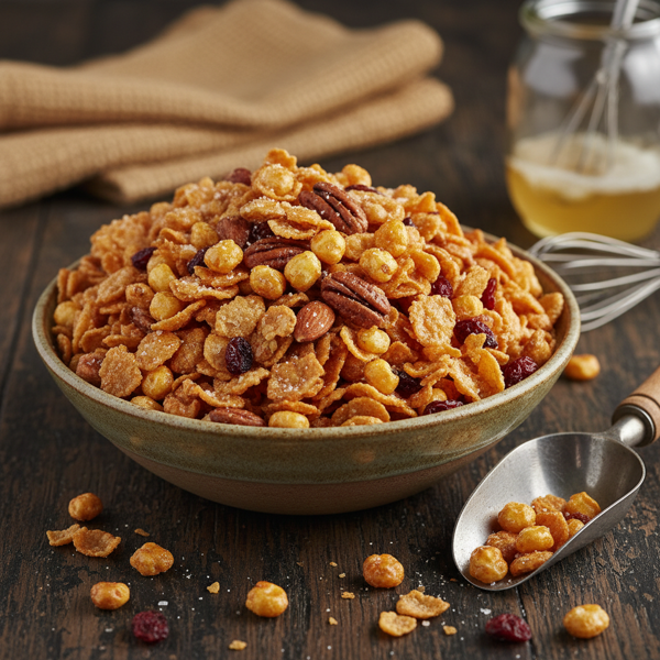 Sweet & Crunchy Corn Cereal Delight Mix recipe