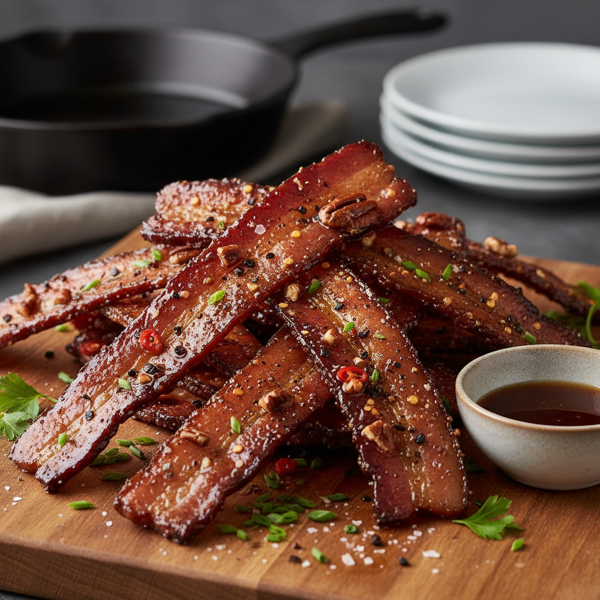 Sweet & Savory Candied Bacon Delight recipe