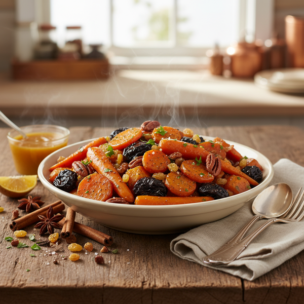 Sweet & Savory Carrot Tzimmes Delight recipe