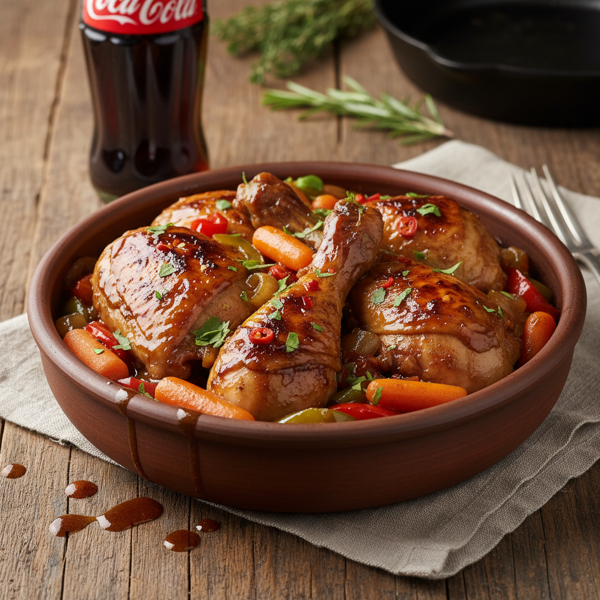 Sweet & Savory Coca-Cola Chicken Stew recipe