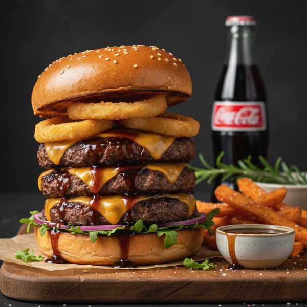 Sweet & Savory Cola-Glazed Burgers recipe