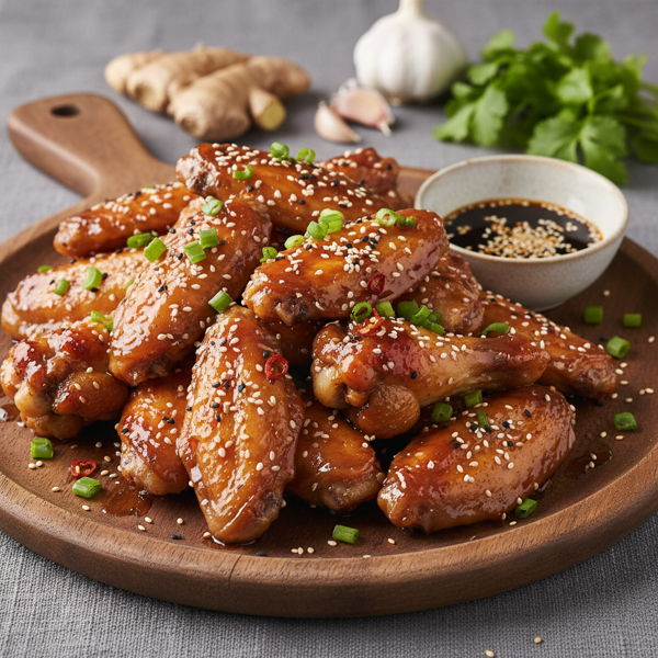 Sweet & Savory Sesame Chicken Wings recipe