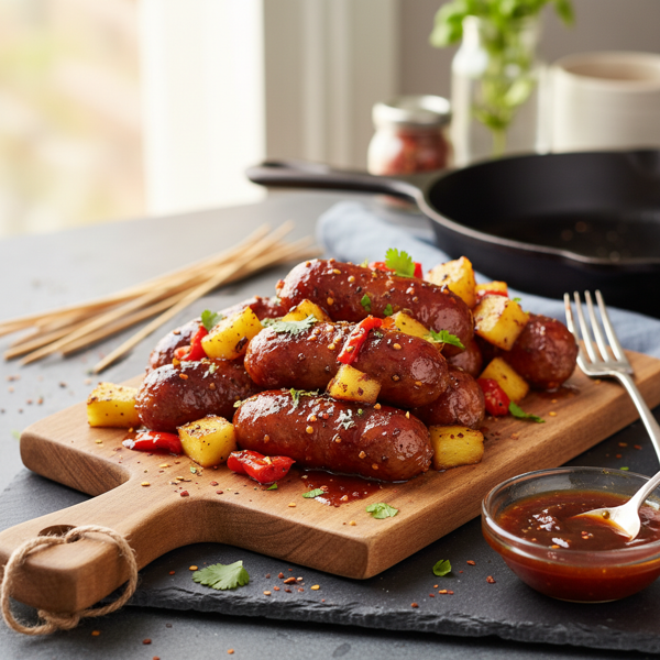 Sweet & Savory Smoky Sausage Bites recipe