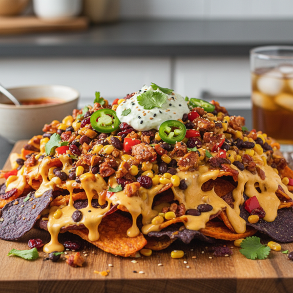 Sweet & Savory Vegan Nachos recipe