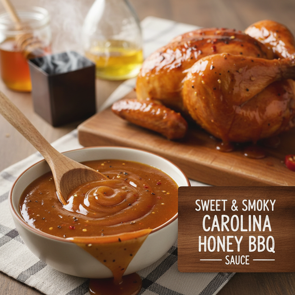 Sweet & Smoky Carolina Honey BBQ Sauce recipe