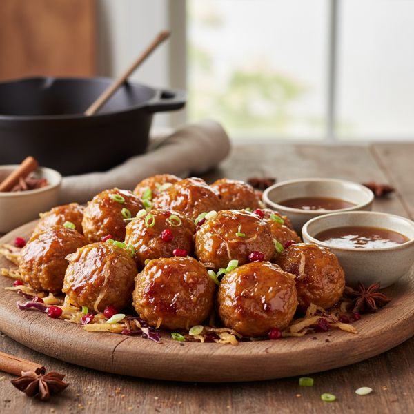 Sweet & Sour Sauerkraut Meatball Bites recipe