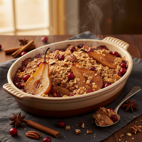 Sweet & Spiced Cranberry Pear Fusion recipe