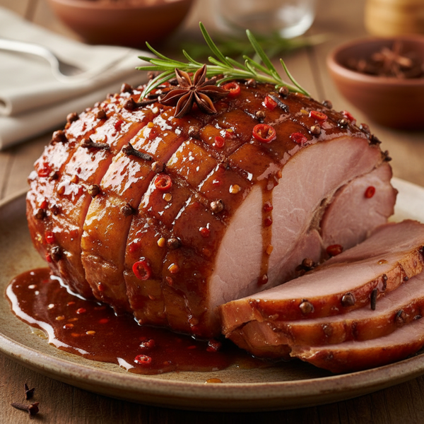 Sweet & Spicy Brown Sugar Ham Glaze recipe