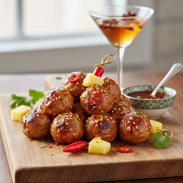 Sweet & Spicy Cocktail Meatballs recipe