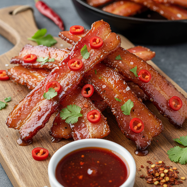 Sweet & Spicy Glazed Bacon Delight recipe