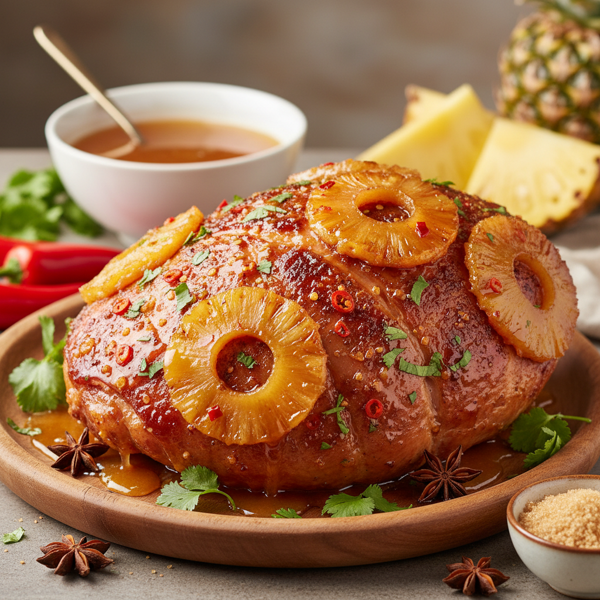 Sweet & Spicy Pineapple Ham Glaze recipe
