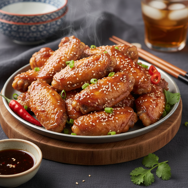 Sweet & Sticky Asian Soy Wings recipe