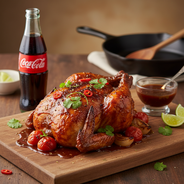 Sweet & Tangy BBQ Coke Chicken recipe