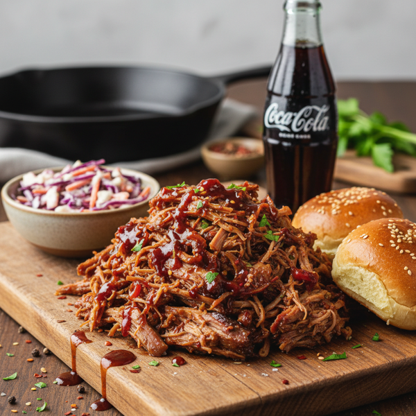 Sweet & Tangy Cola BBQ Pulled Pork recipe