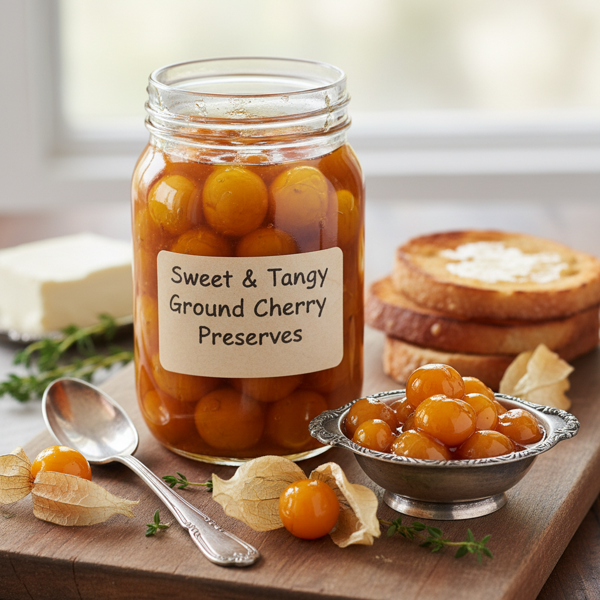 Sweet & Tangy Ground Cherry Preserves recipe