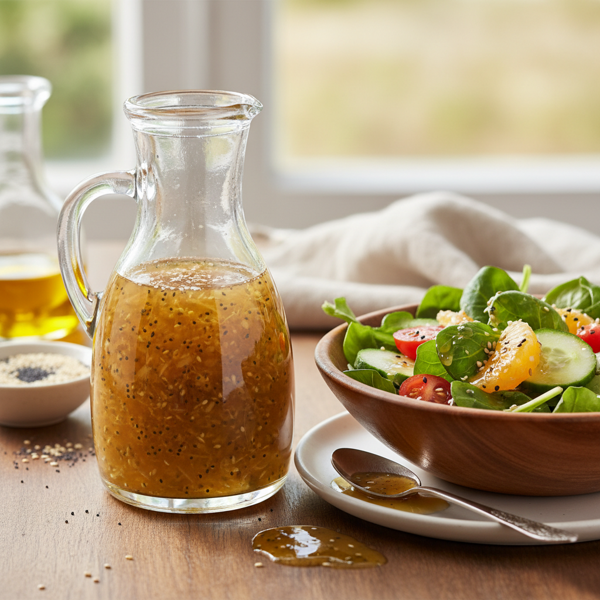 Sweet & Tangy Poppy-Sesame Vinaigrette recipe