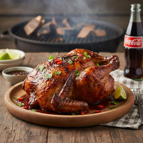 Sweet and Savory BBQ Coke Chicken recipe