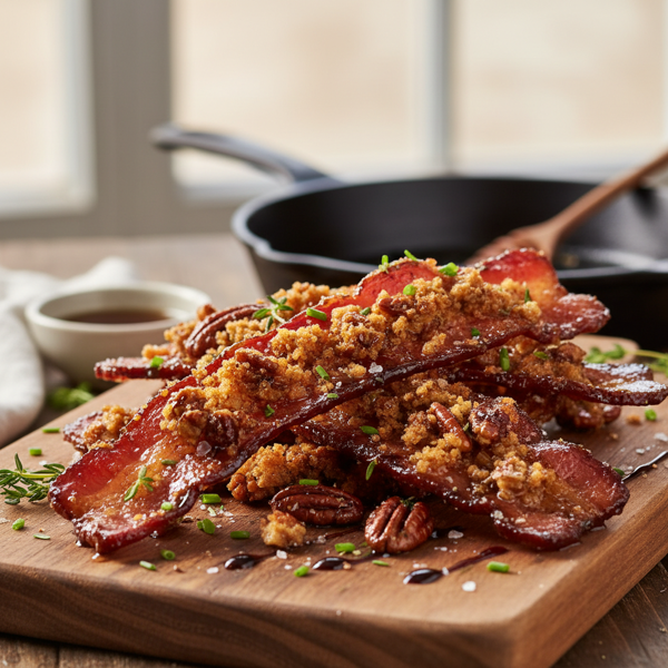 Sweet and Savory Bacon Crunch recipe