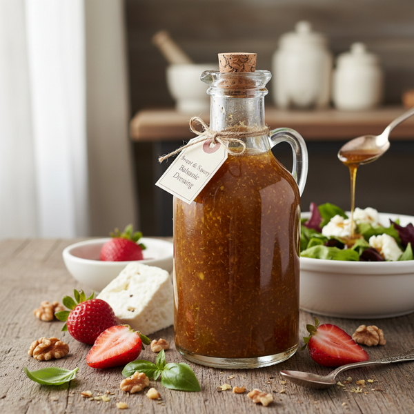 Sweet and Savory Balsamic Dressing recipe