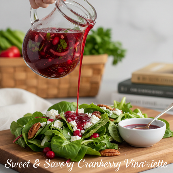Sweet and Savory Cranberry Vinaigrette recipe