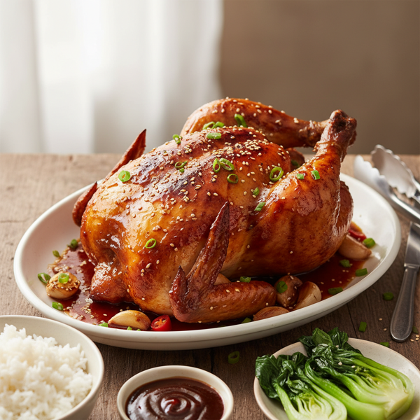 Sweet and Savory Hoisin Glazed Chicken recipe