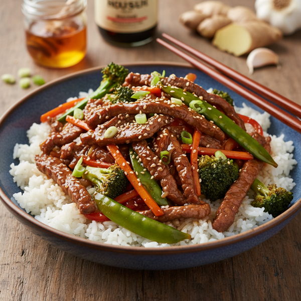 Sweet and Savory Honey Hoisin Beef Stir-Fry recipe