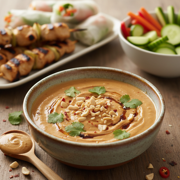 Sweet and Savory Peanut Dipping Sauce recipe