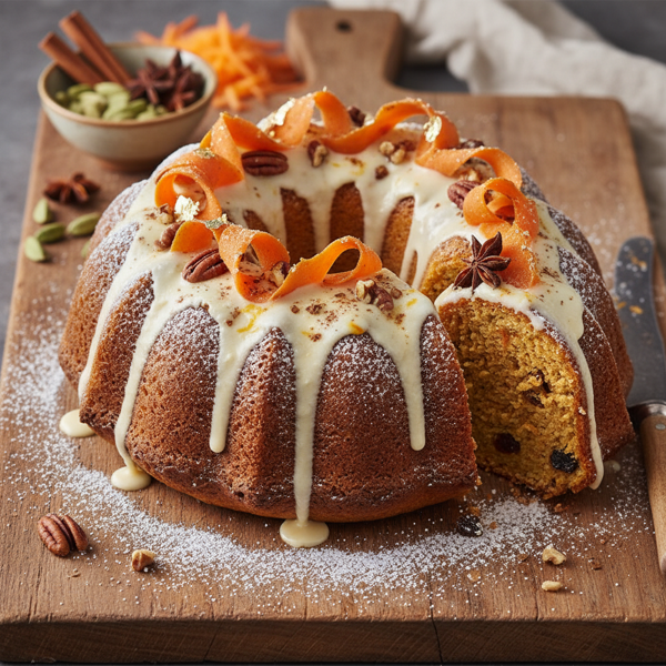 Sweet and Spiced Carrot Bundt recipe