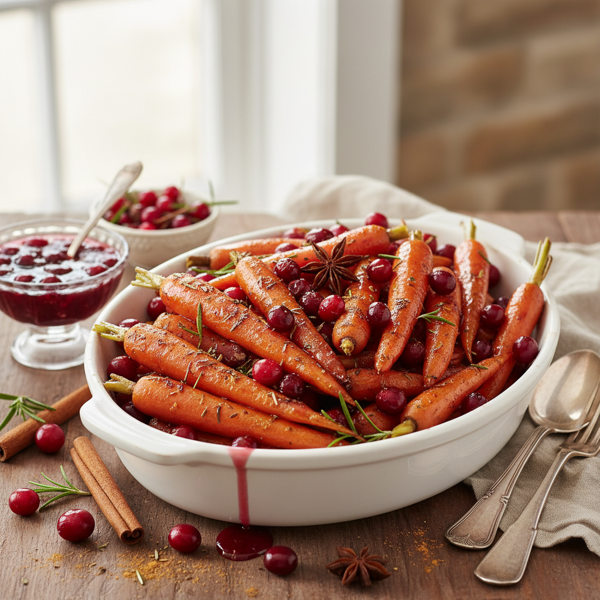 Sweet and Spiced Cranberry-Glazed Carrots recipe