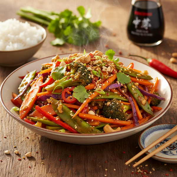 Sweet and Spicy Asian Vegetable Medley recipe