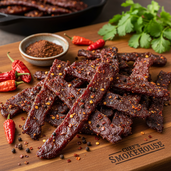 Sweet and Spicy Chipotle Beef Jerky recipe