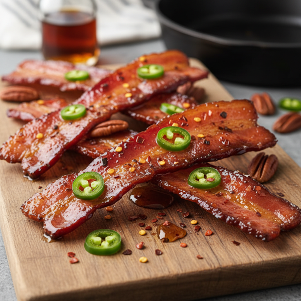 Sweet and Spicy Maple-Glazed Bacon Delights recipe