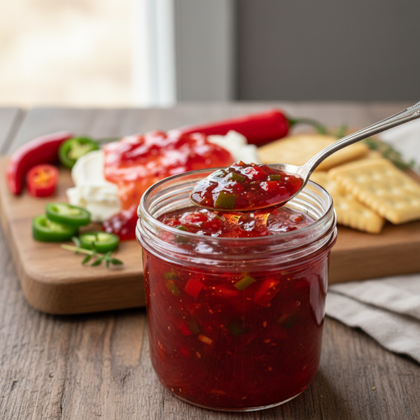 Sweet and Spicy Pepper Jelly recipe