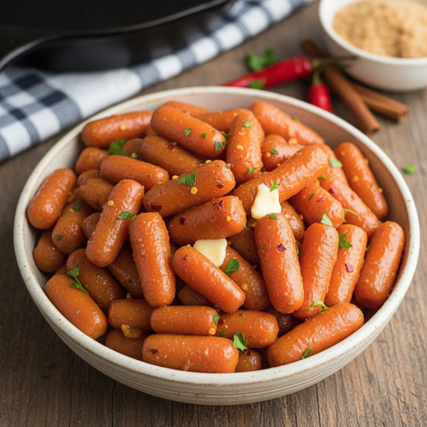 Sweet and Spicy Southern Comfort Carrots recipe
