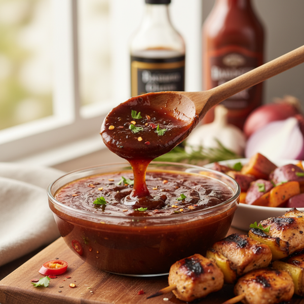 Sweet and Tangy Balsamic BBQ Sauce recipe